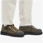 Diemme Men's Cornaro Hiking Shoe in Sage Green Suede