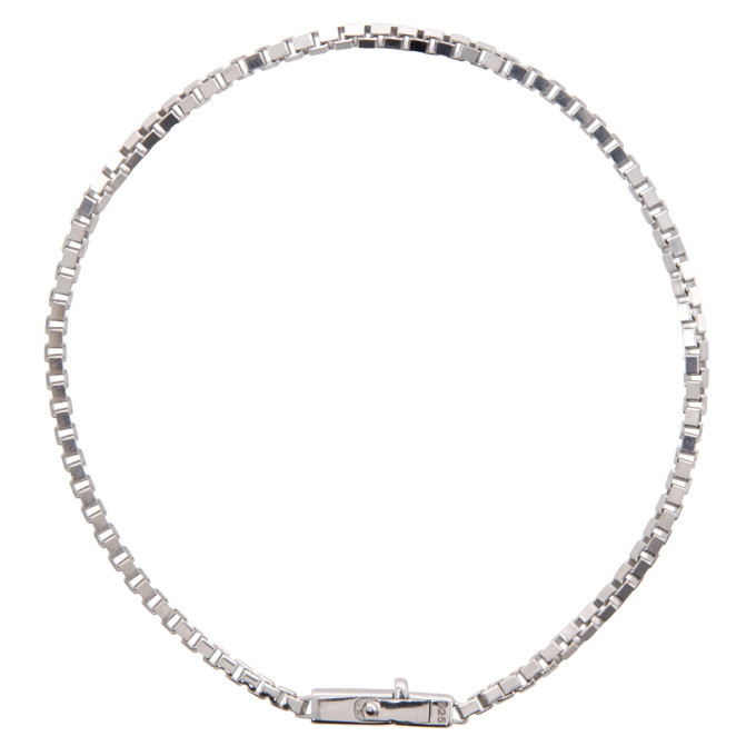 Tom Wood Silver Square Chain Bracelet Tom Wood