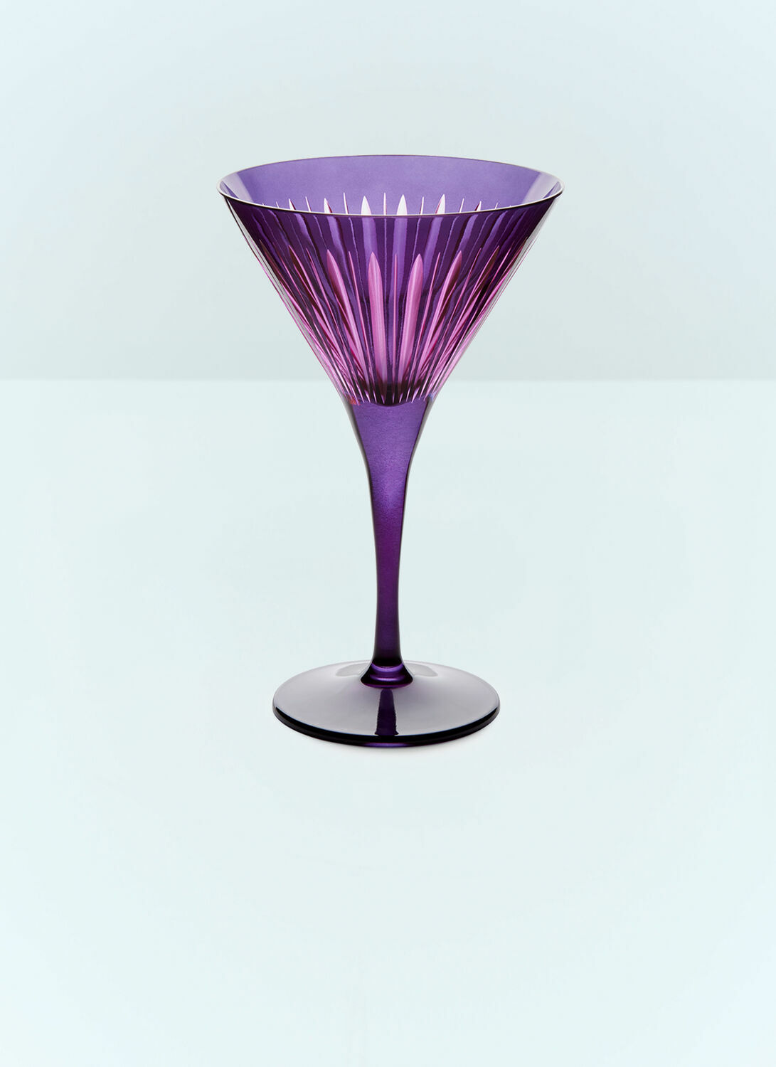 L'Objet Set Of Four Prism Martini Glasses