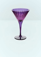 L'Objet Set Of Four Prism Martini Glasses