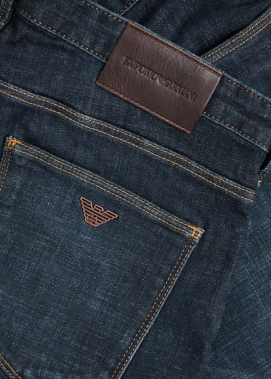 Emporio Armani Slim-leg Jeans Blue
