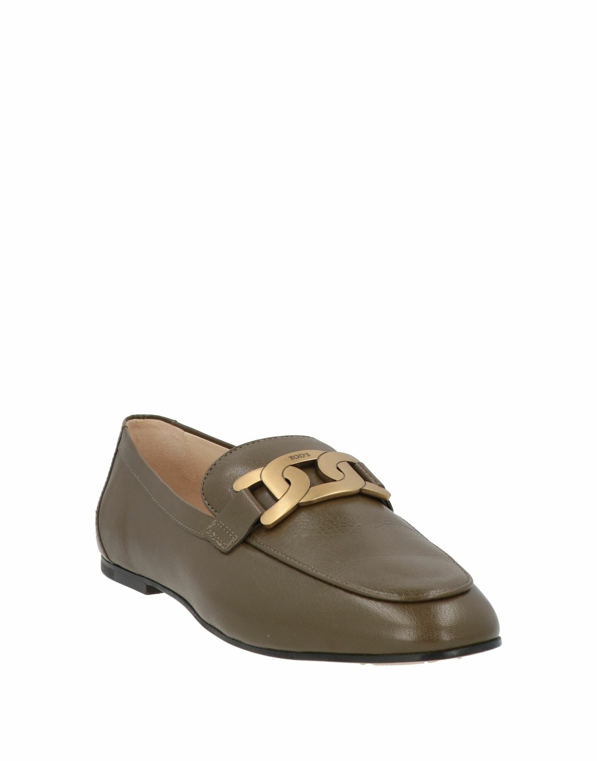 Tod's Womens Loafers Khaki