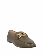 Tod's Womens Loafers Khaki