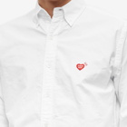 Human Made Men's Oxford Button Down Shirt in White