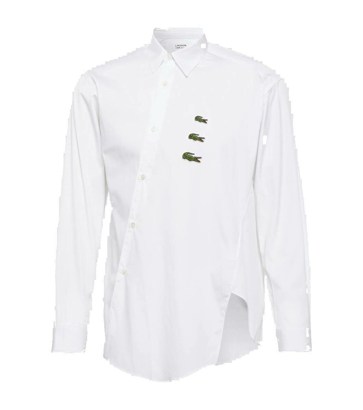 Photo: Comme des Garçons Shirt x Lacoste cotton poplin shirt