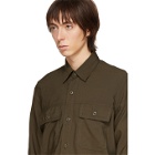 AMI Alexandre Mattiussi Green Double Pocket Shirt