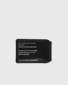 Martine Rose LOGO-FOIL EMBOSSED LEATHER CARD HOLDER Black Mens Wallet
