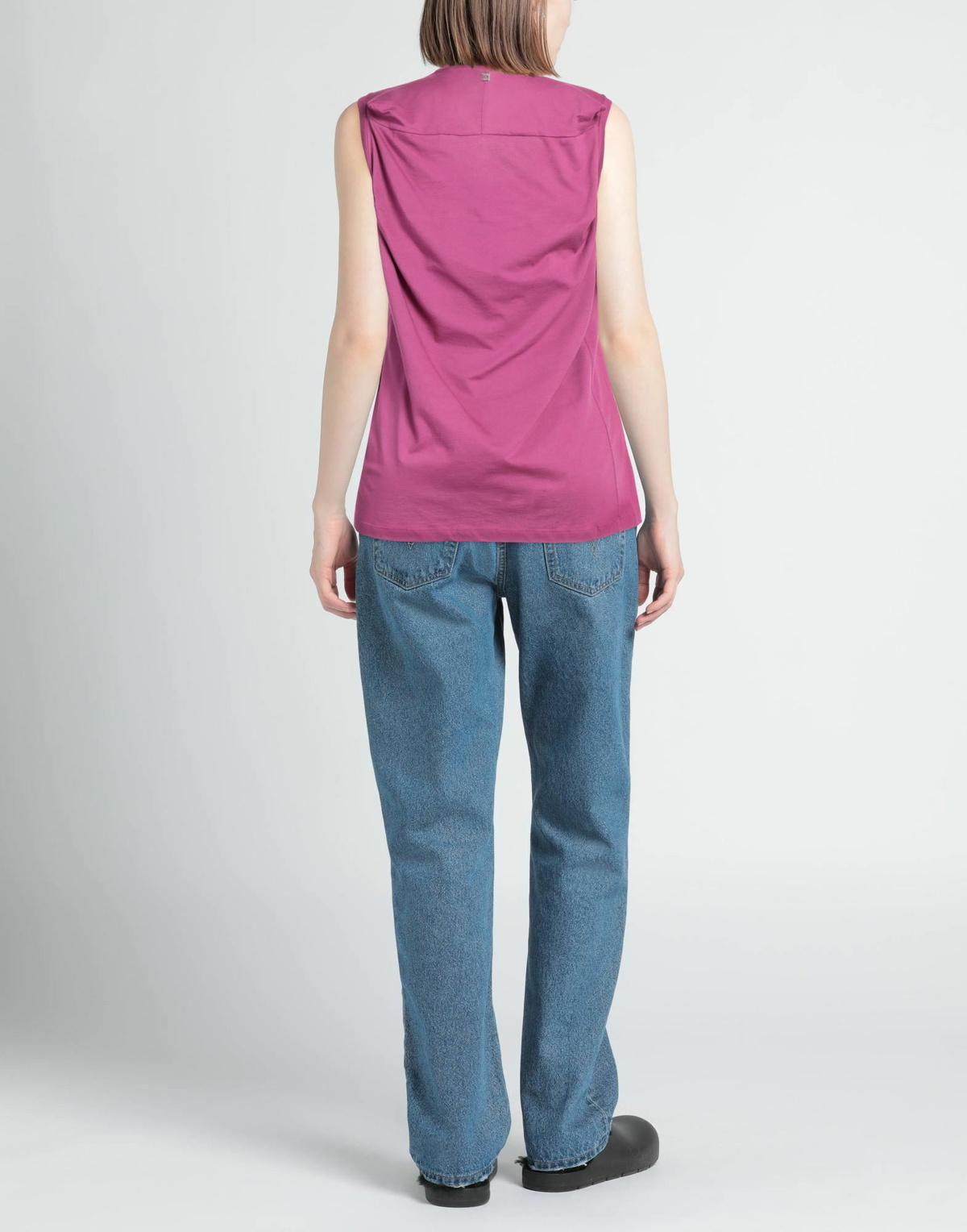 Manila Grace Womens Top in Magenta