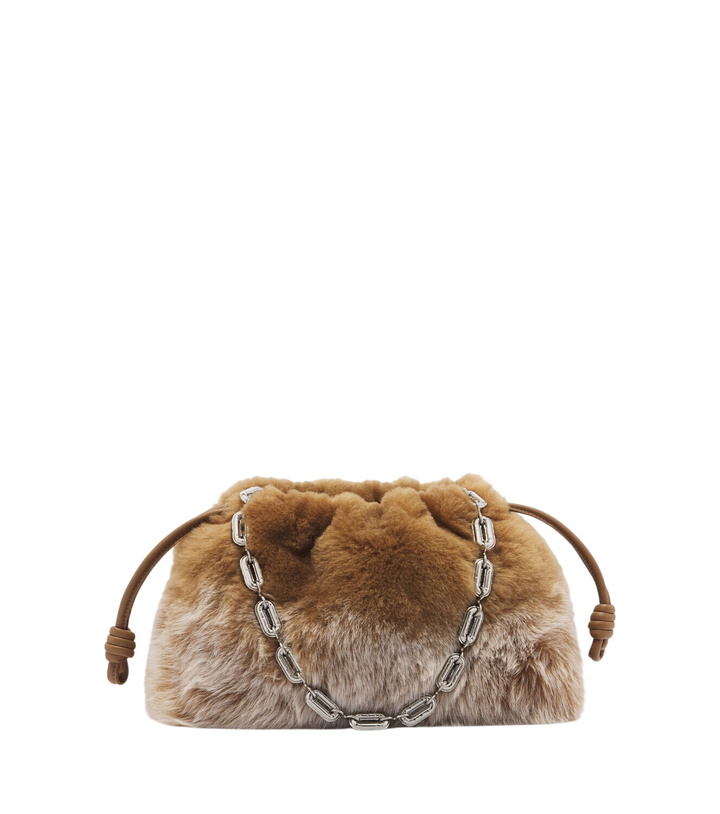 Photo: Loewe Flamenco Medium shearling pouch