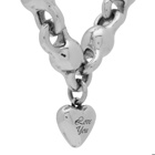 Acne Studios Women's Agoflus Heart Bracelet in Antique Silver