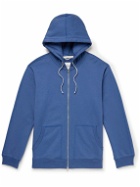 Reigning Champ - Slim-Fit Cotton-Jersey Zip-Up Hoodie - Blue