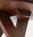 Zanat Touch Pill walnut stool by Studioilse