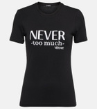 Versace - Never Too Much embroidered T-shirt