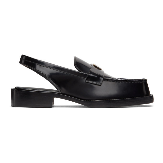 Photo: We11done Black Slingback Loafers