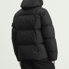 Stone Island Men's Seam Faded Light Nylon Tela Down Jacket in Black