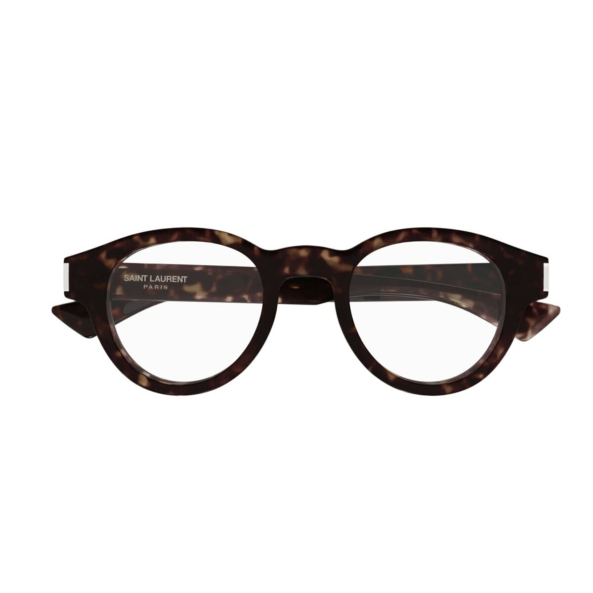 Saint Laurent Eyewear Saint Laurent Sl 792 Linea Corner Angle 002 Havana Crystal Glasses