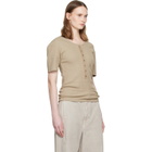 LEMAIRE Beige Fitted Henley