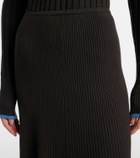Proenza Schouler Carly ribbed-knit midi skirt