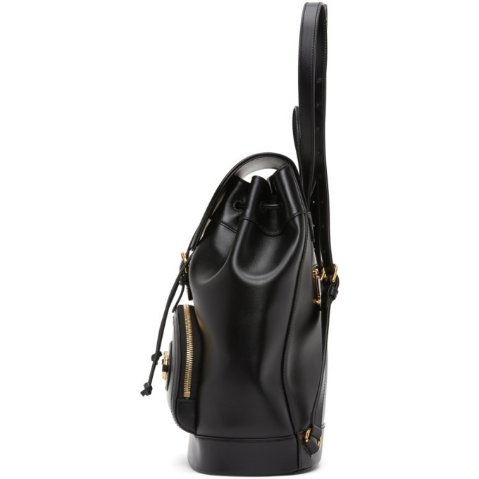 Gucci Black 1955 Horsebit Backpack Gucci display picture 3