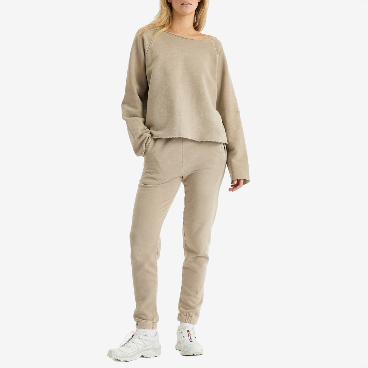 Joah Brown Women's Empire Sweatpants in Sand