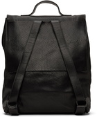 Marsèll Black Leather Cartaino Backpack