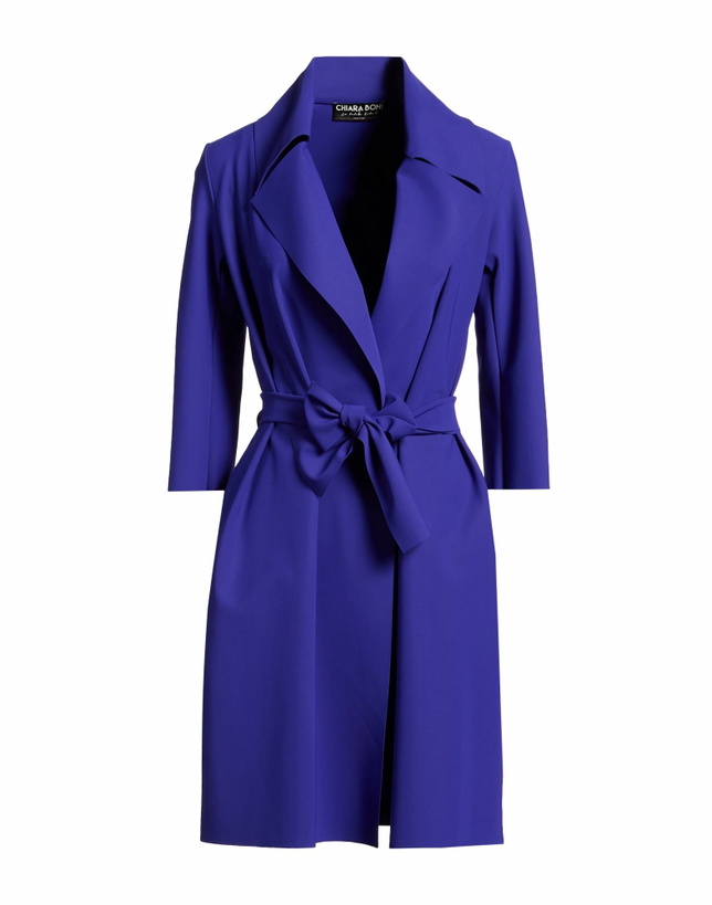 Photo: Chiara Boni La Petite Robe Womens Overcoat & Trench Coat in Blue