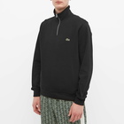 Lacoste Men's Half Zip Sweat in Black