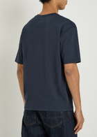Drake's Hiking Cotton T-shirt Navy