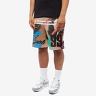 Men's AAPE Dope Graffiti Sweat Short in Beige