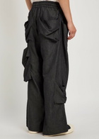 Vivienne Westwood Achilles Draped Wide-leg Cotton-blend Cargo Trousers Navy