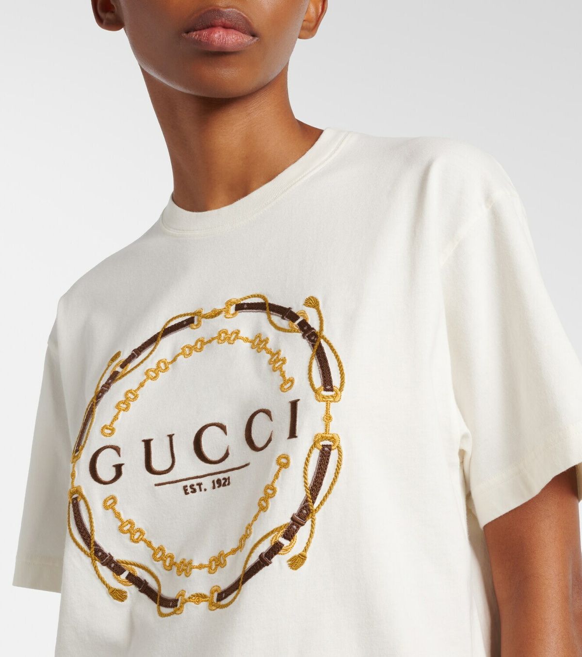 Gucci Logo cotton jersey T-shirt