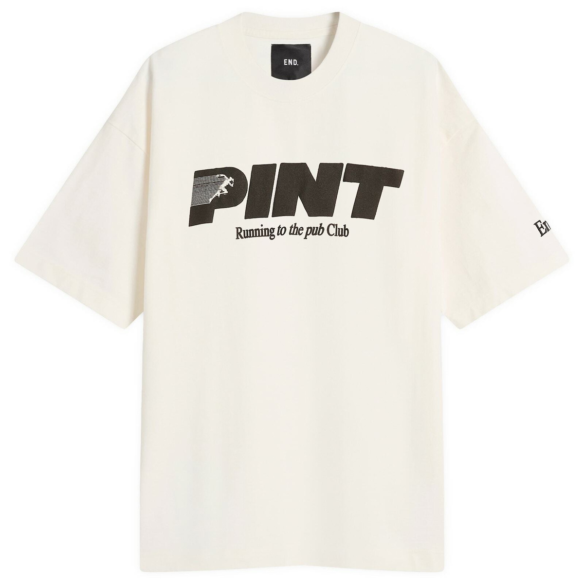 END. Pint Club T-Shirt in Ecru