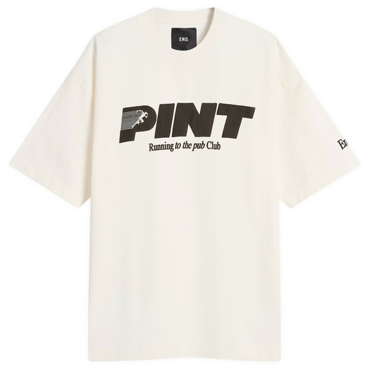 Photo: END. Pint Club T-Shirt in Ecru