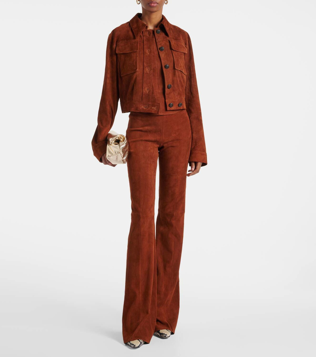 Stouls Leoncino cropped leather jacket