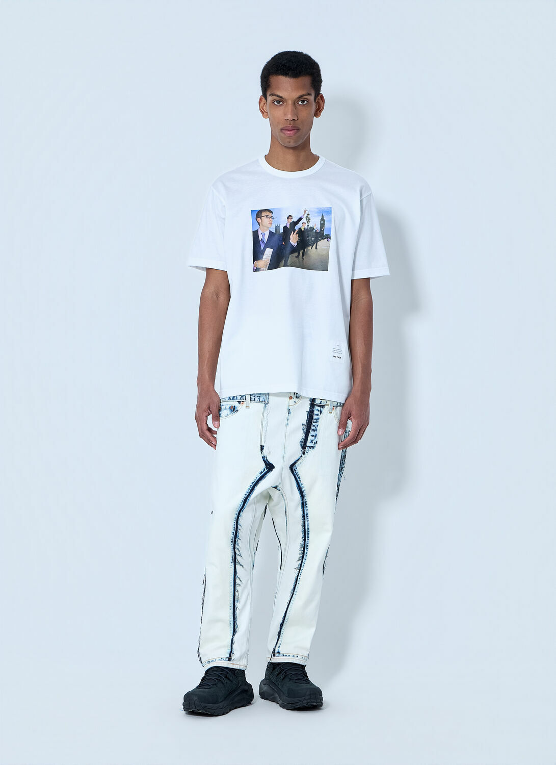 Junya Watanabe Deconstructed Panelled Denim Trousers