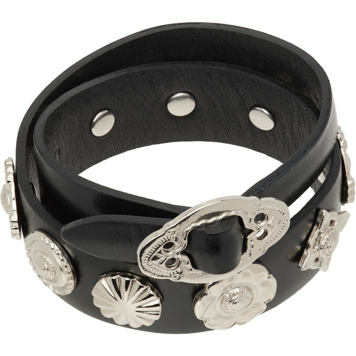 Photo: Toga Pulla Double Leather Bangle Bracelet