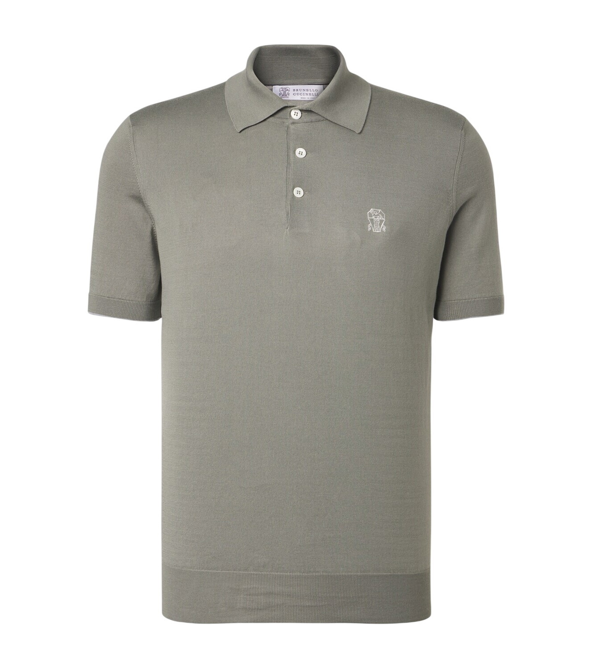 Brunello Cucinelli - Logo-Embroidered Cotton-Piqué Polo Shirt