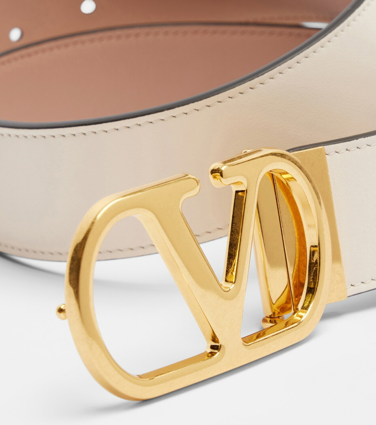 Valentino Garavani VLogo reversible leather belt