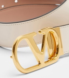 Valentino Garavani VLogo reversible leather belt
