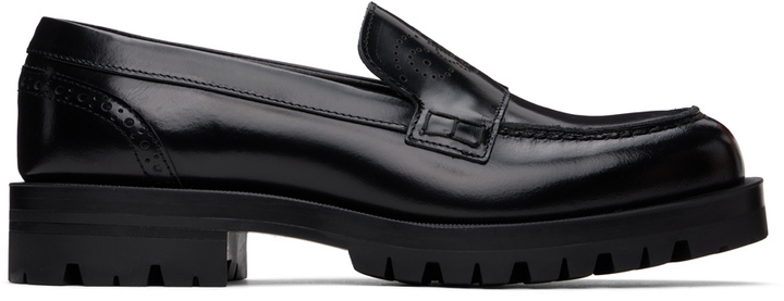 Photo: BOSS Black Leather Loafers