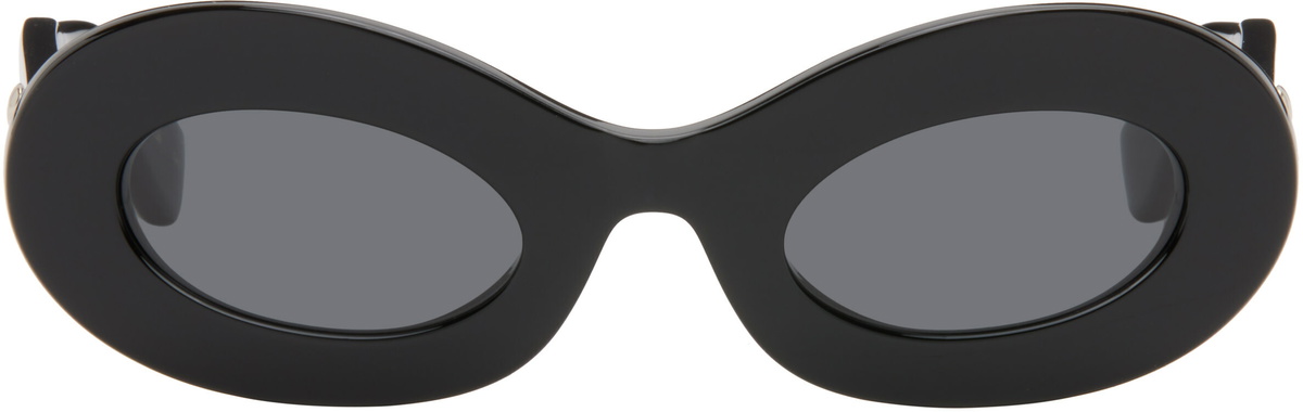 Valentino Black Nellcôte V Logo Sunglasses