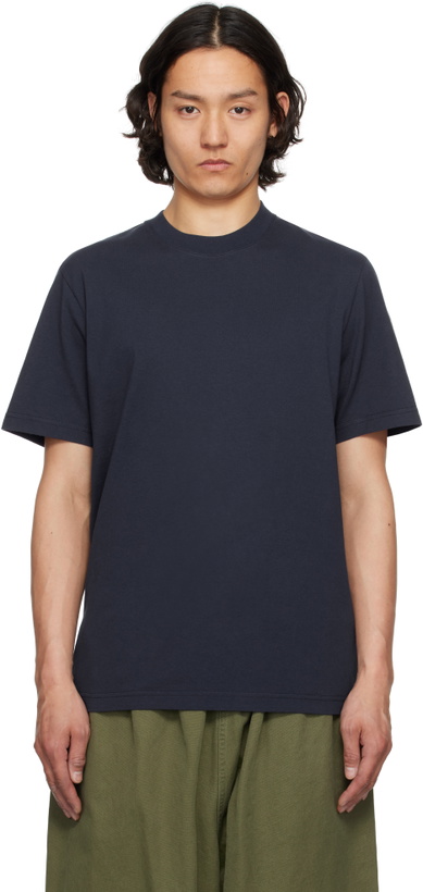 Photo: Moncler Genius Mercedes-Benz by NIGO Navy Short Sleeve T-shirt