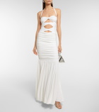 Norma Kamali Peekaboo Mio cutout gown