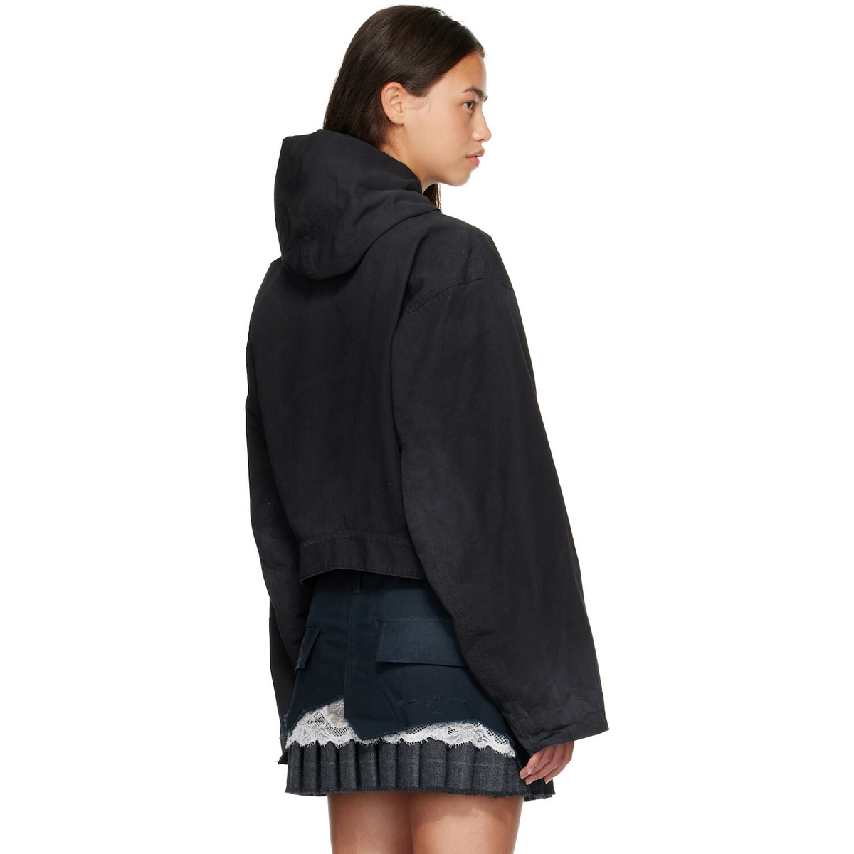 Balenciaga Black Cropped Jacket