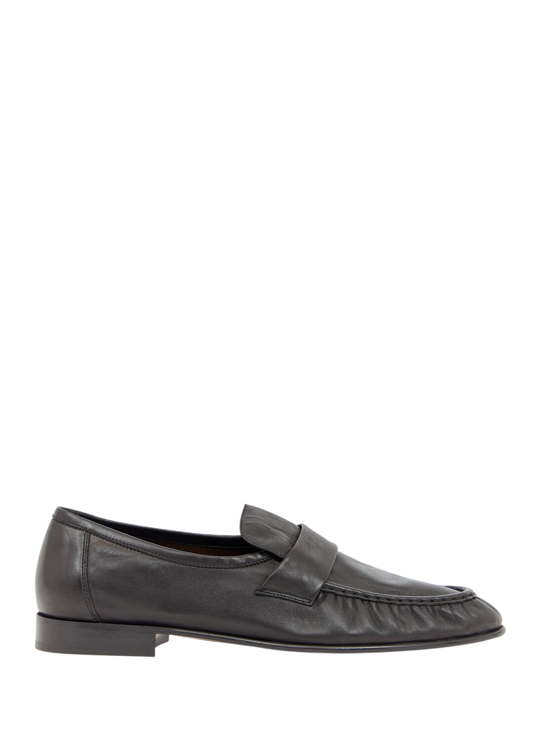 The Row - Sailor Full-Grain Leather Boat Shoes - Black The Row