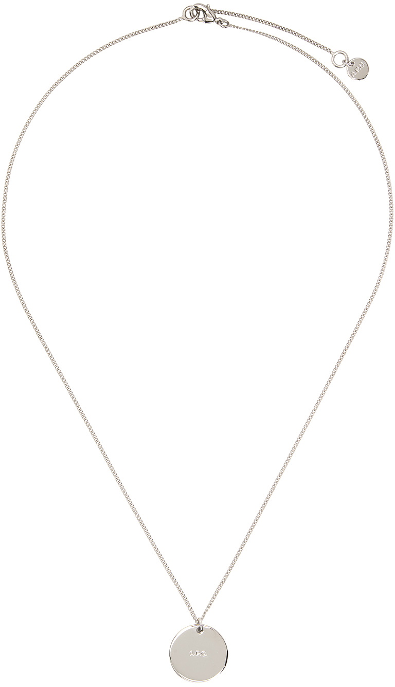 【送料関税込】A.P.C. Eloi Perforated Logo Necklace Eloi necklace | A.P.C.