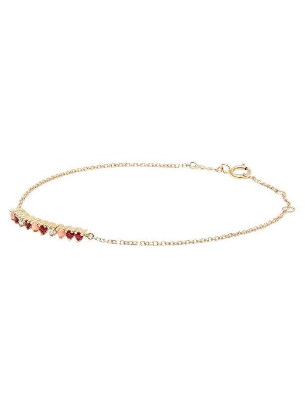 Photo: Adina Reyter 14K Yellow Gold Amalfi Ruby, Opal And Diamond Bracelet