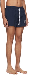 BOSS Navy Outline Swim Shorts