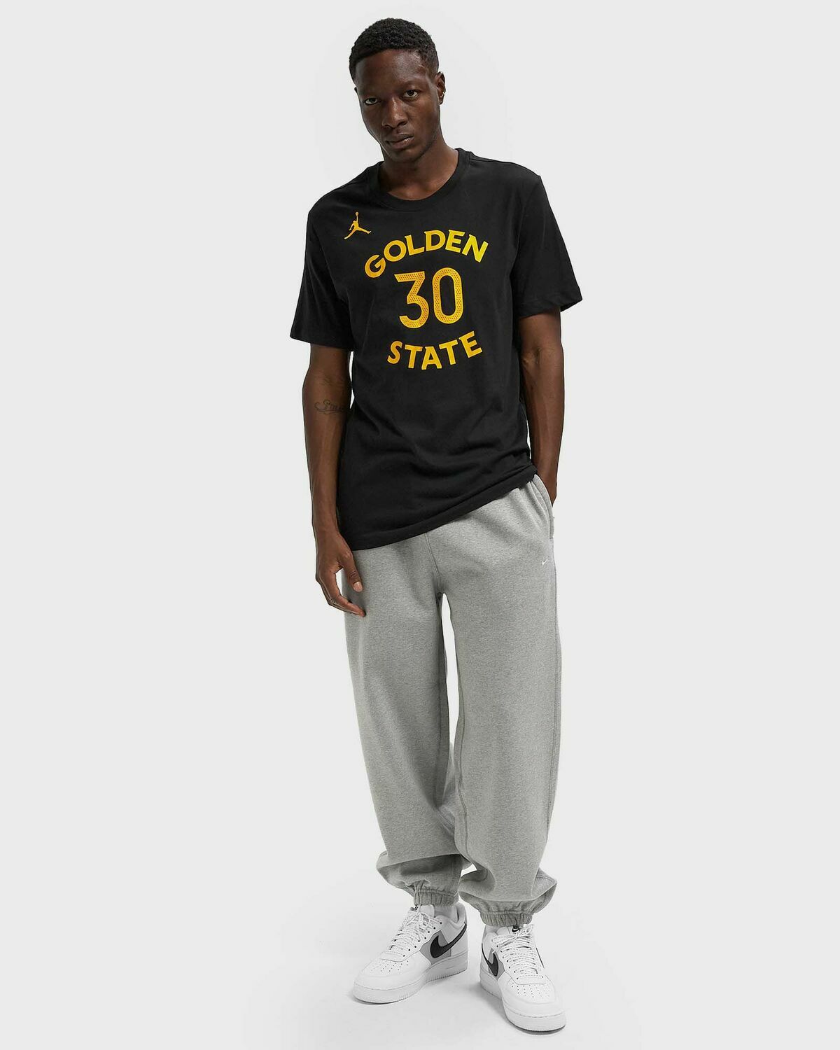 Nike GSW ES STMT NN TEE Black Mens Shortsleefe