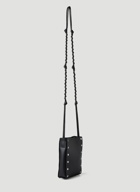 Rivets Tangled Small Crossbody Bag in Black